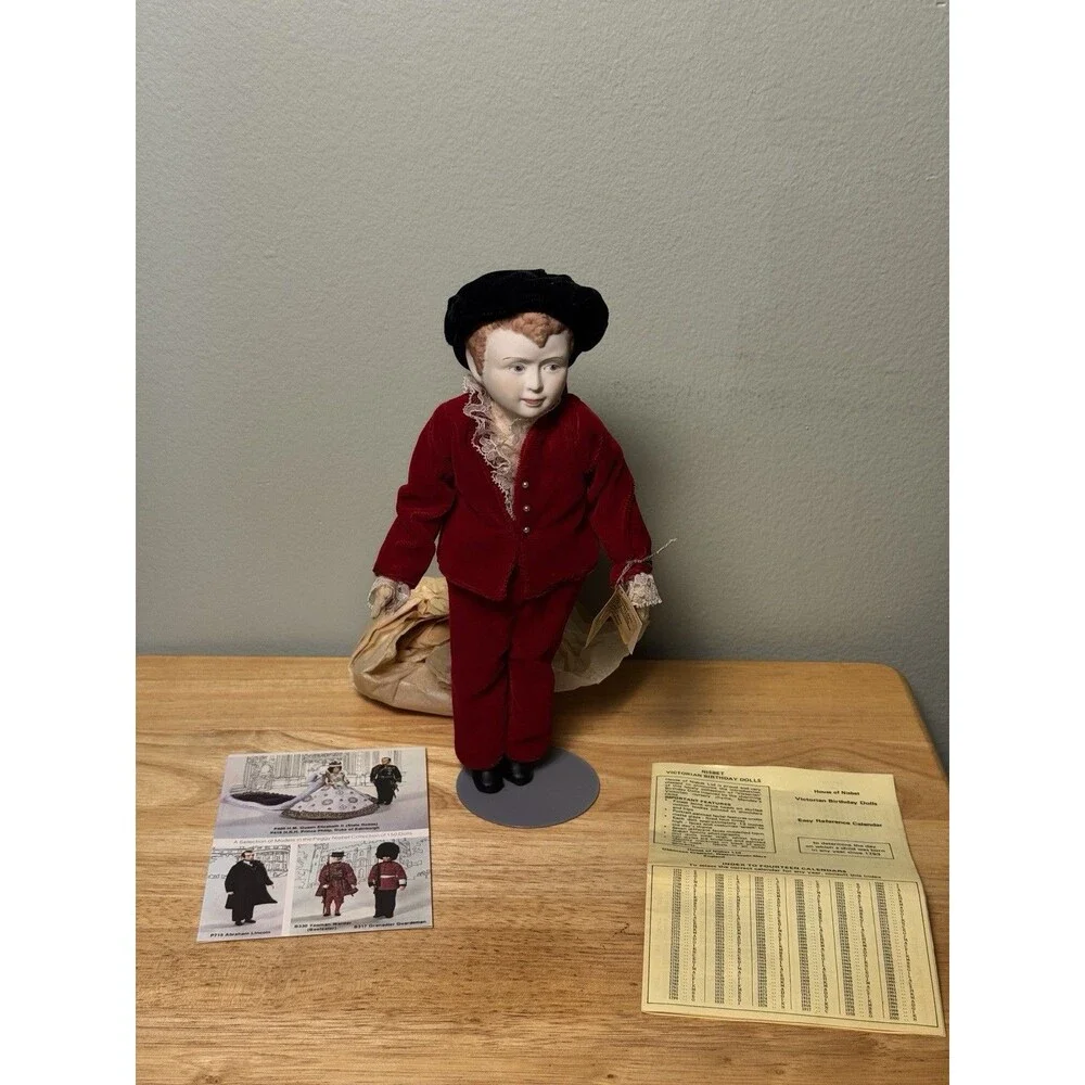 Vintage House Of Nisbet Victorian Birthday Doll “Monday’s Boy” V851 Original Box